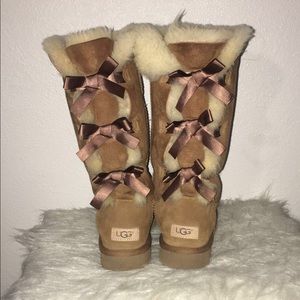 UGGS Bailey Bow Tall ll Boot, COLOR: Chestnut
